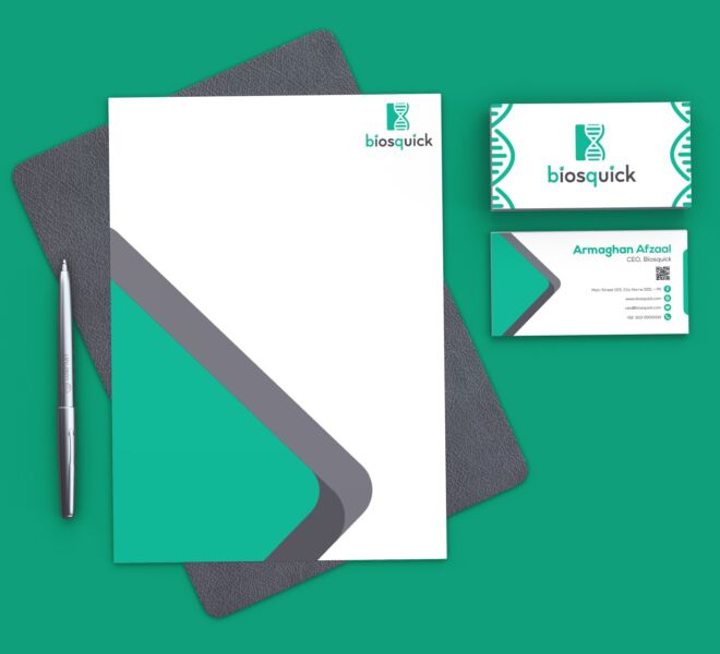 Business Card And Letter Pad