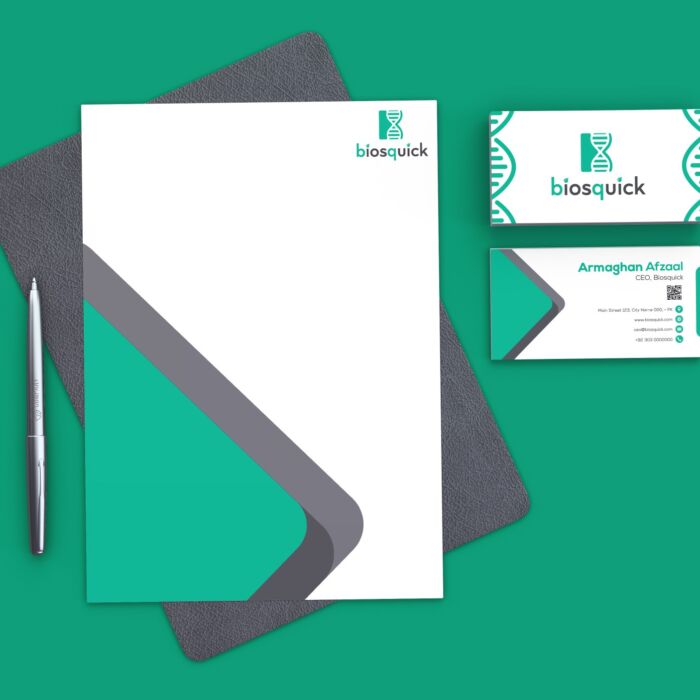 Business Card And Letter Pad